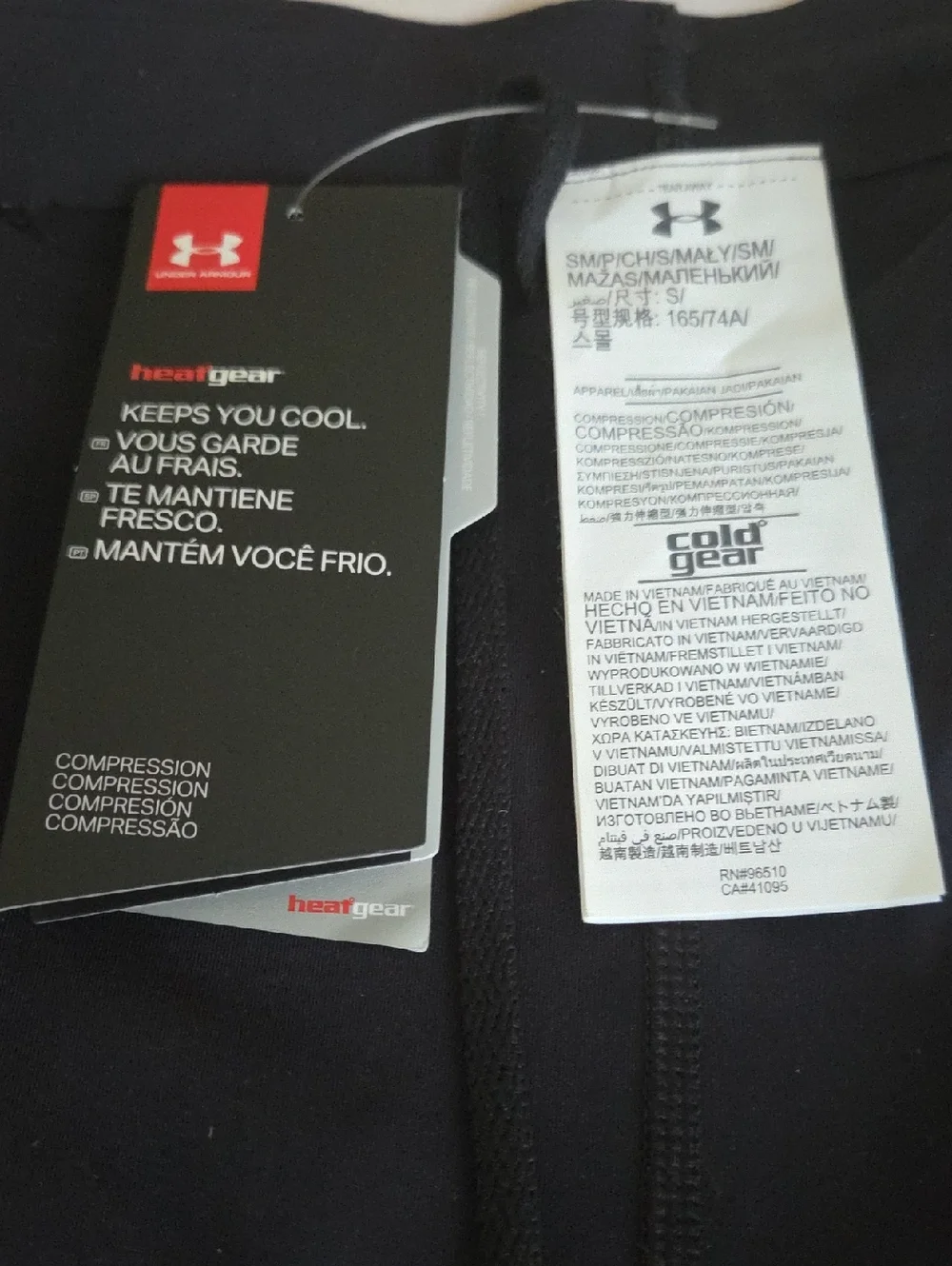 Under Armour Heatgear Compression Tights.  Men's Small - Picture 3 of 5